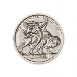 PAN-AMERICAN EXPO MEDAL – BUFFALO – 2 TROY OUNCE – 39MM