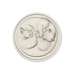 2023 – TWO SLEEPING CATS – 1 TROY OUNCE – 39MM