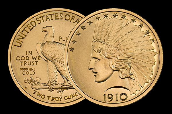 $10 Indian gold round