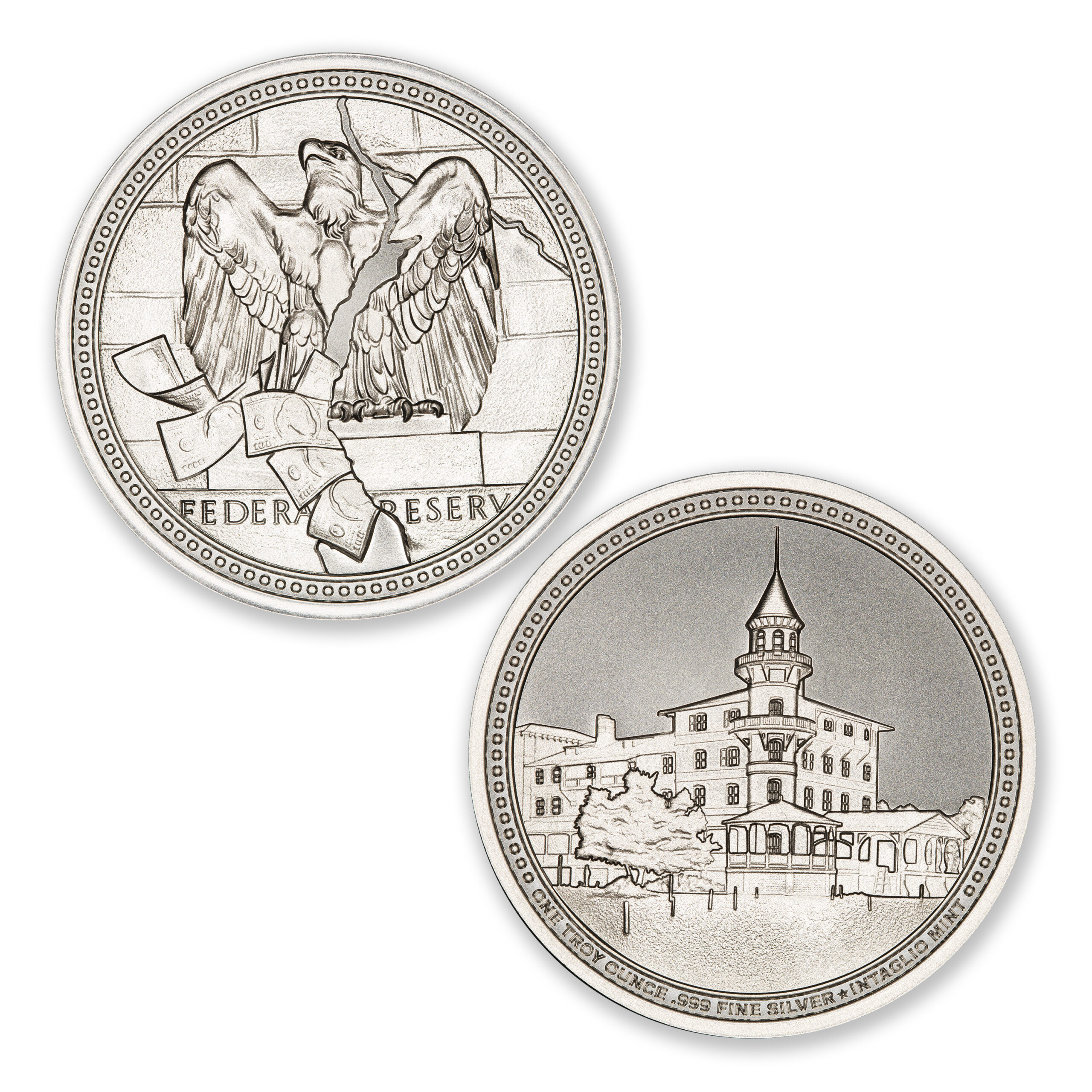 FIAT DECAY SERIES – JEKYLL ISLAND – 1 TROY OUNCE – 39MM