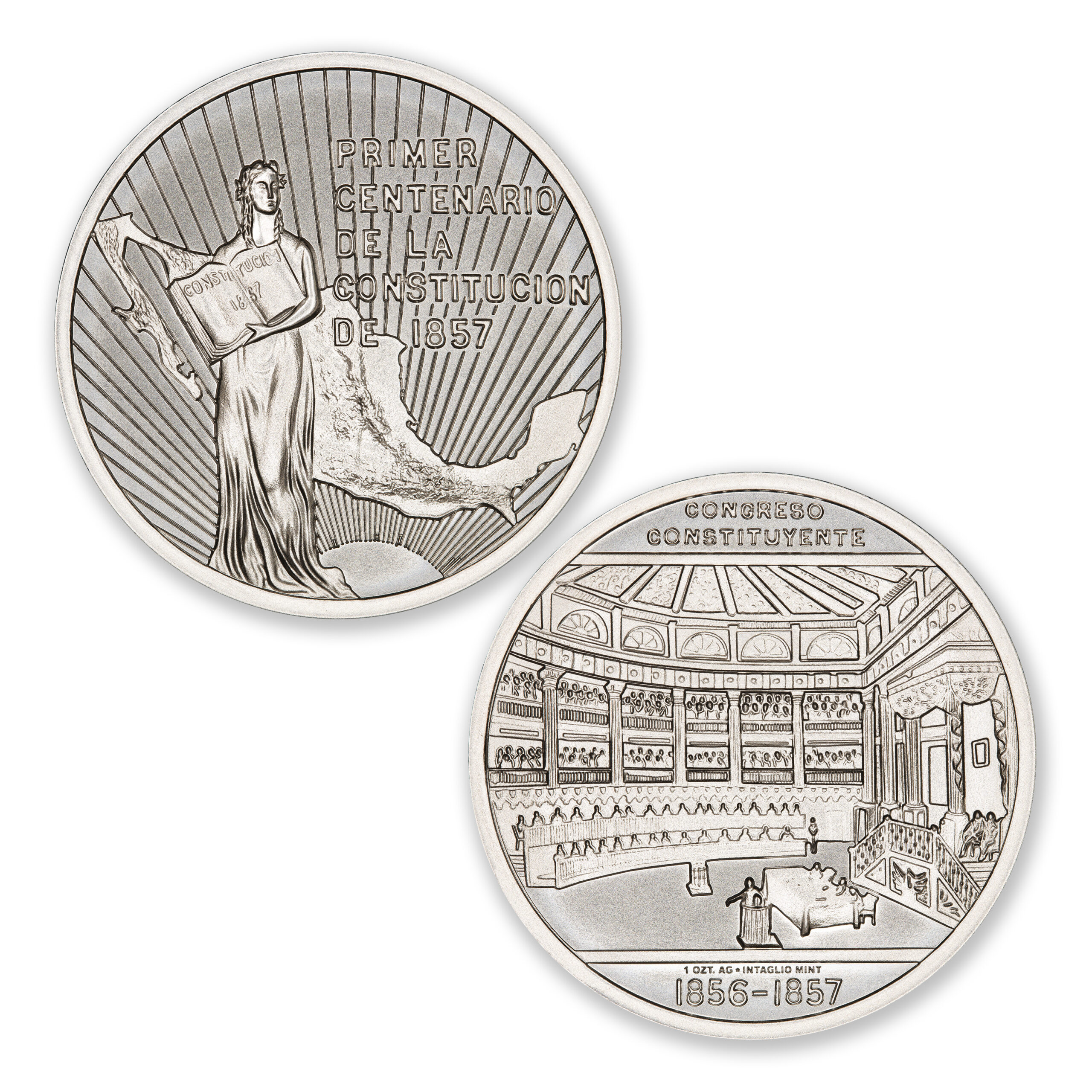 MEXICAN  – CONSTITUCIÓN CENTENNIAL – 1 TROY OUNCE – 39MM