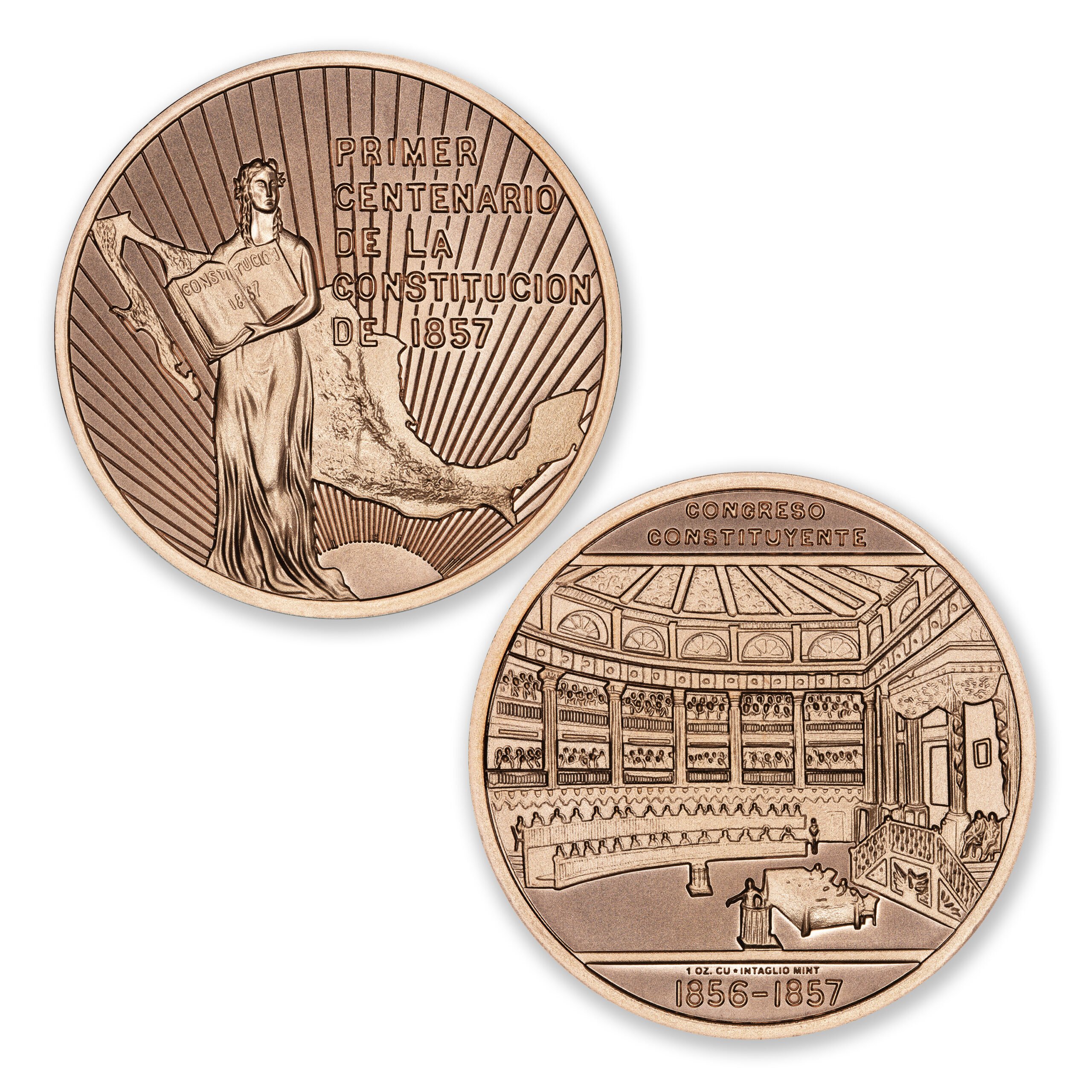 MEXICAN  – CONSTITUCIÓN CENTENNIAL – 1OZ – 39MM – CU