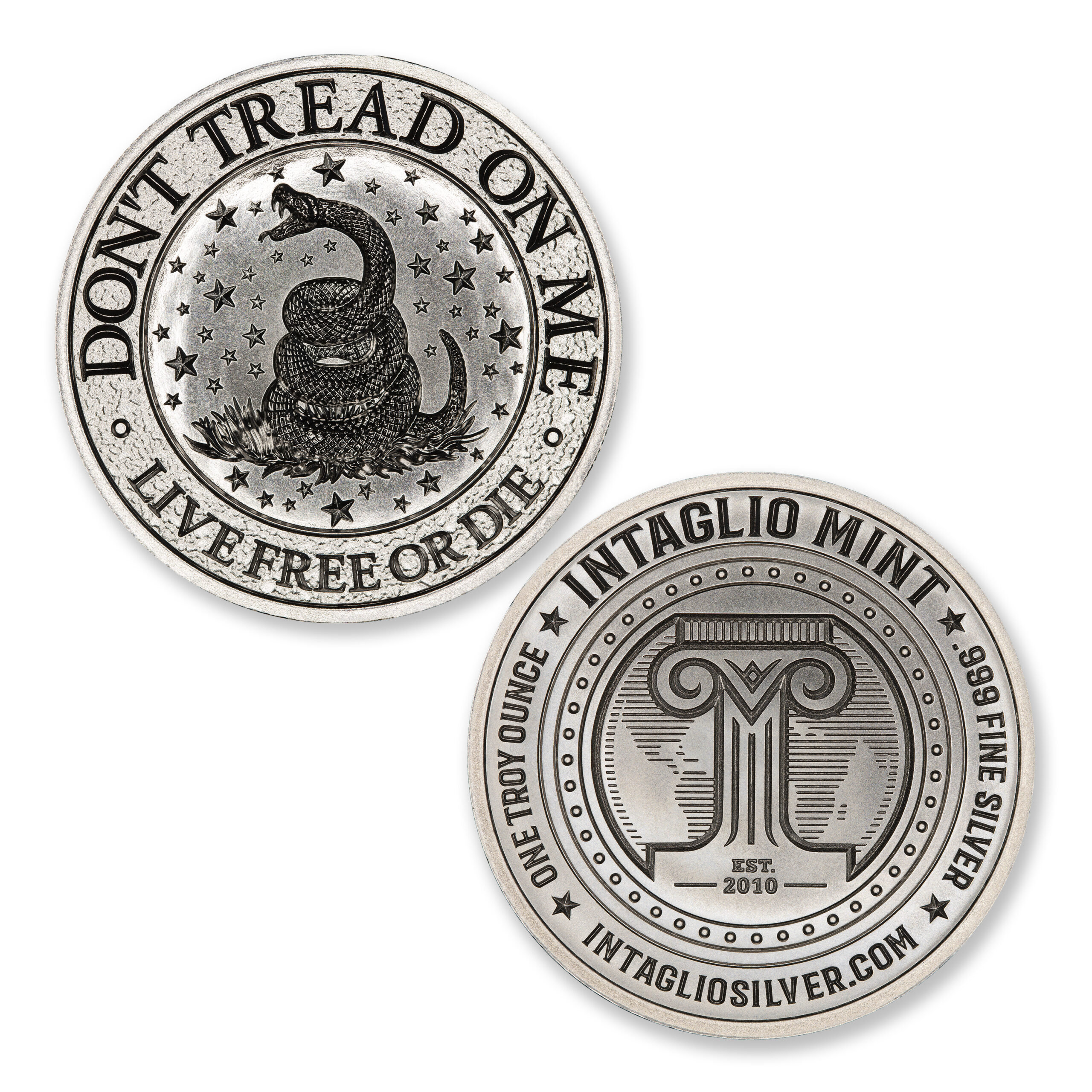 DON’T TREAD ON ME – 1 TROY OUNCE – 39MM